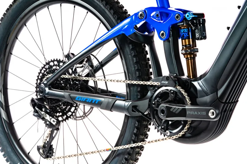 2020 Giant Trance E+ 0 Pro Electric Mountain Bike in Blue-5