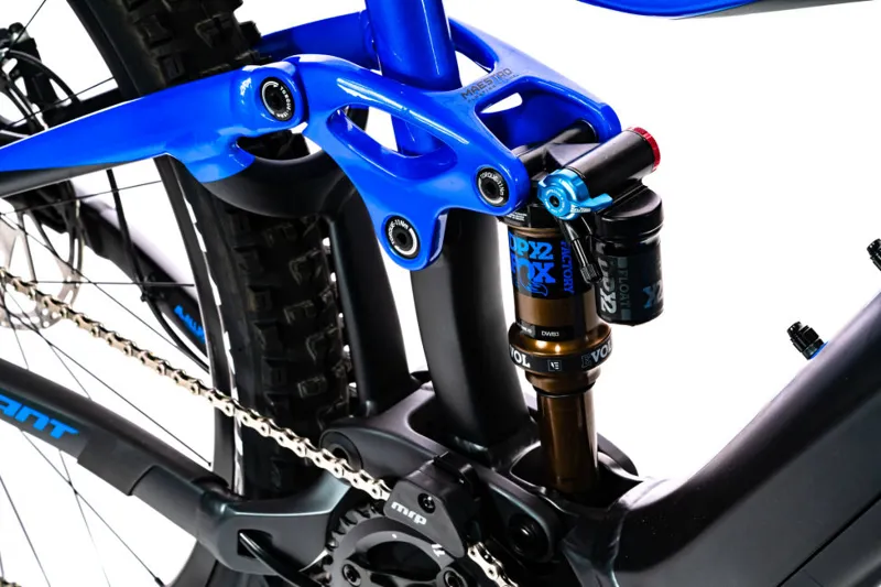 2020 Giant Trance E+ 0 Pro Electric Mountain Bike in Blue-2