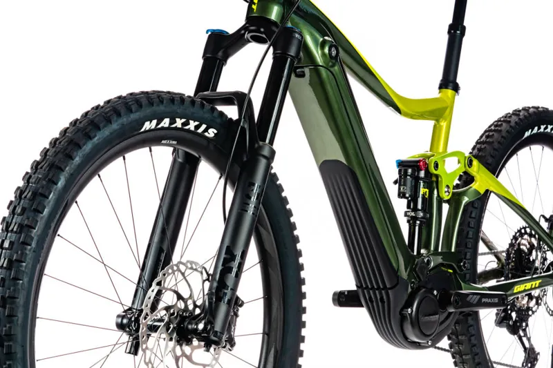 2020 Giant Trance E+ 1 Pro Electric Mountain Bike in Green-5