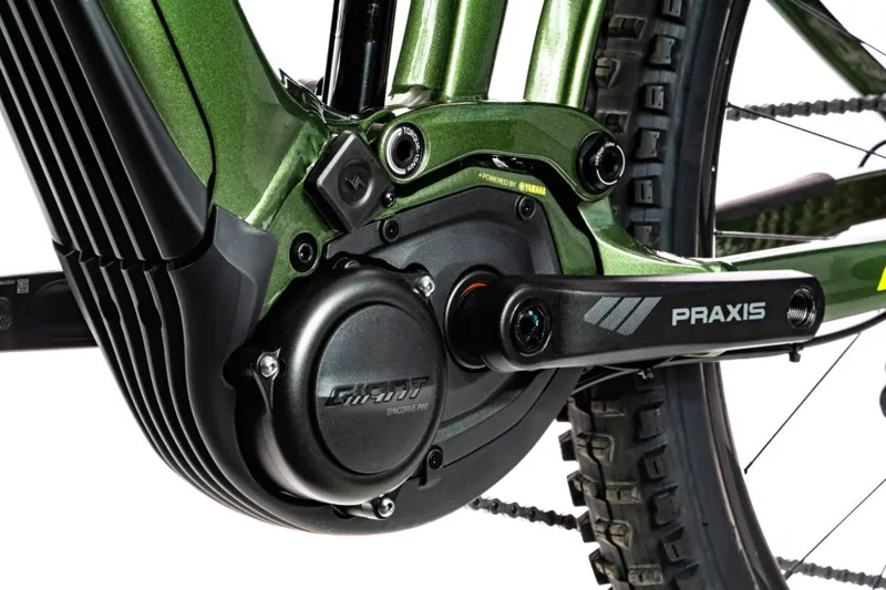 2020 Giant Trance E+ 1 Pro Electric Mountain Bike in Green-3