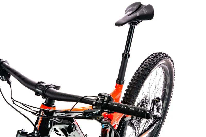 Giant Trance E+ 3 Pro Electric Mountain Bike in Red-2