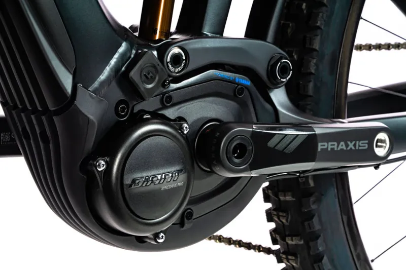 2020 Giant Trance E+ 0 Pro-S Electric Mountain Bike in Blue-4