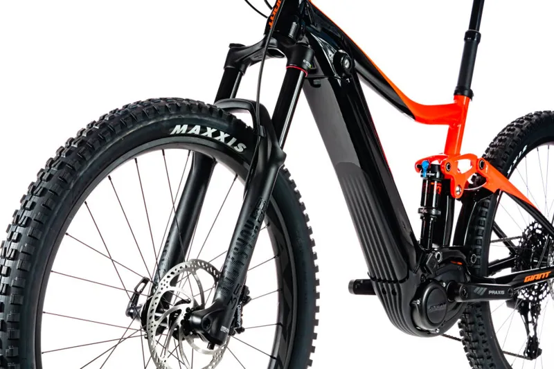 2020 Giant Trance E+ 3 Pro Electric FS Mountain Bike in Red-6