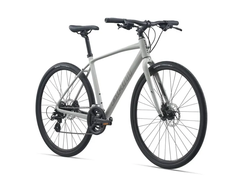 2021 Giant Escape 2 Disc Hybrid Bike in Grey-8
