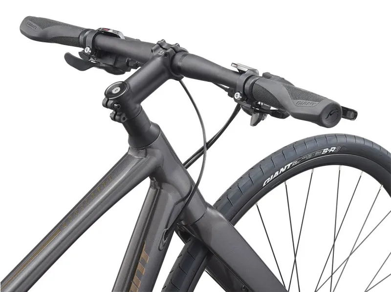 2021 Giant FastRoad SL 3 Disc Flat Bar Road Bike in Black-5