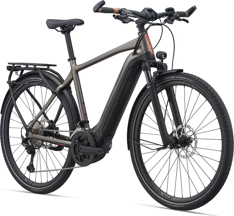 2021 Giant Explore E+ 0 Pro Electric Bike in Brown-7