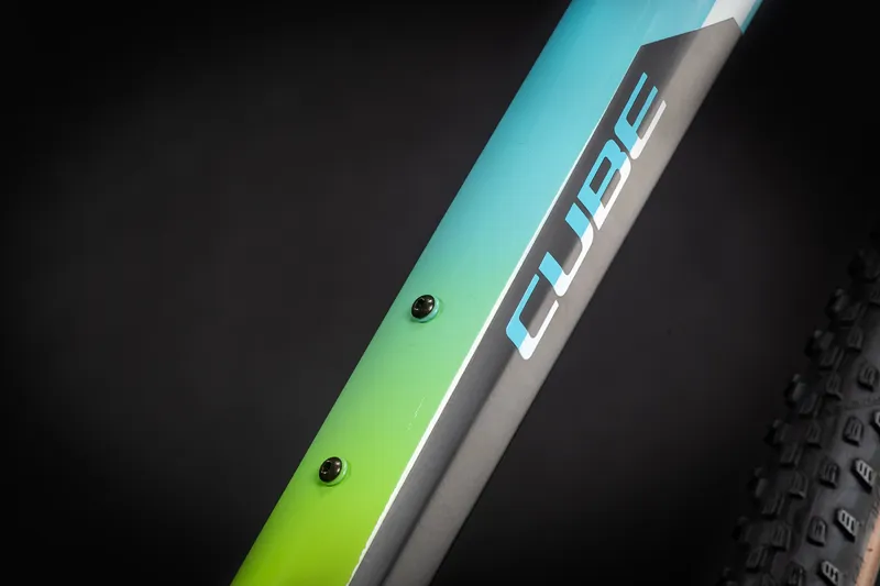 2021 Cube Reaction Pro Mountain Bike in Blue-3