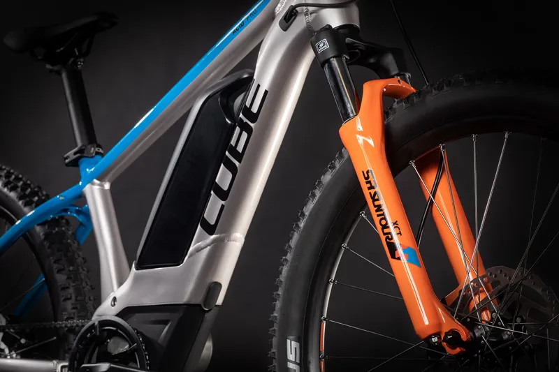 2021 Cube Acid 240 Hybrid Rookie 24in Kids eBike in Silver-2