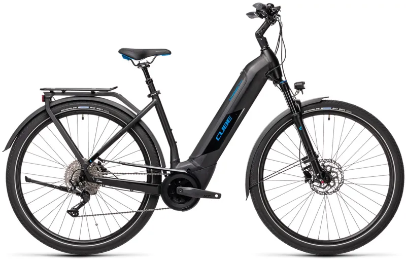 2021 Cube Kathmandu Hybrid Pro 625 Hybrid eBike in Black-9