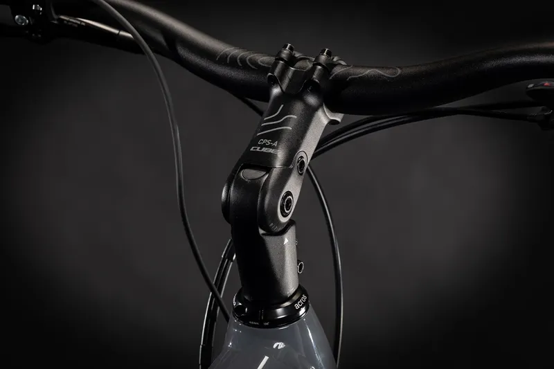 2021 Cube Nuride Hybrid Pro 500 eMountain Bike in Grey-2