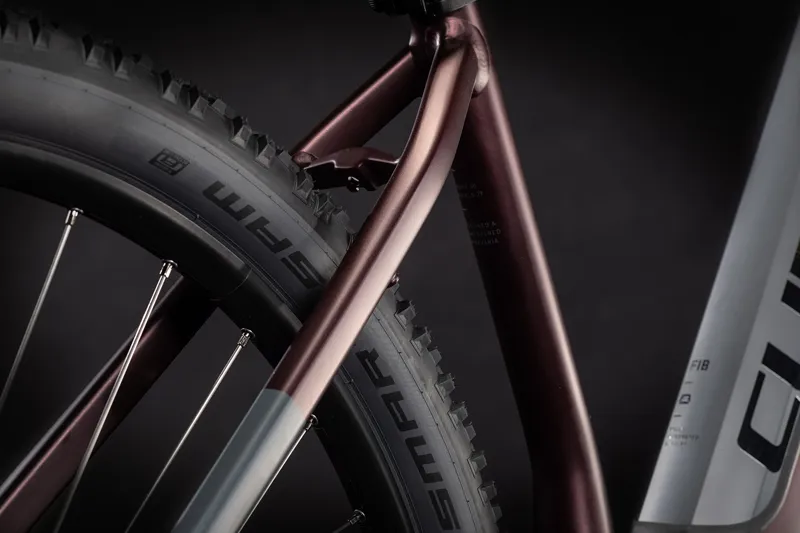 2021 Cube Nuride Hybrid Pro 500 eMountain Bike in Red-3