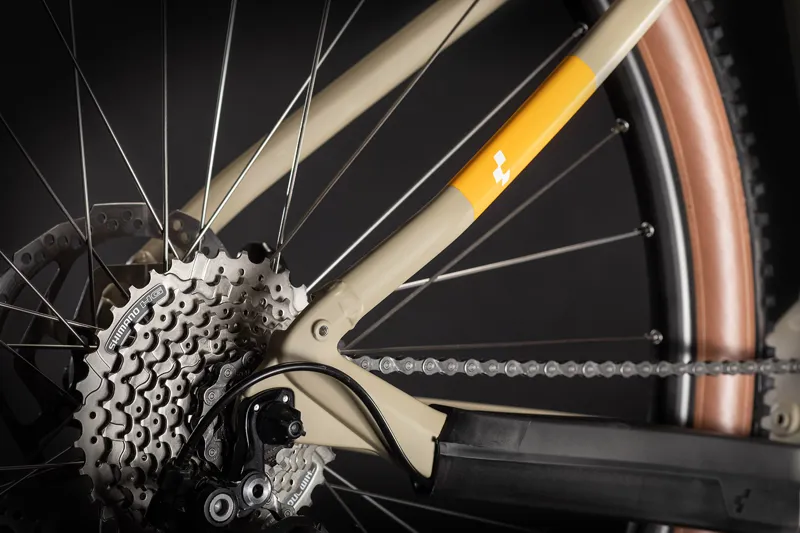 2021 Cube Reaction Hybrid Performance 625 Electric Bike in Brown-1