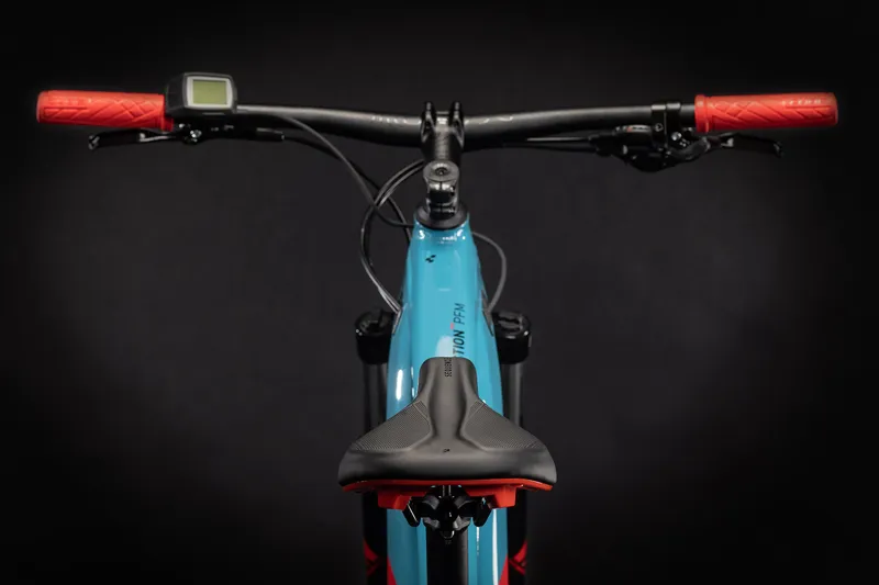 2021 Cube Reaction Hybrid Performance 625 Electric Bike in Blue-1