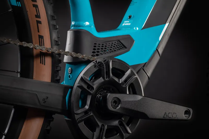 2021 Cube Reaction Hybrid Pro 625 Electric Mountain Bike in Blue-2