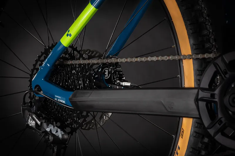 2021 Cube Reaction Hybrid SL 625 29 Electric Mountain Bike in Blue-4