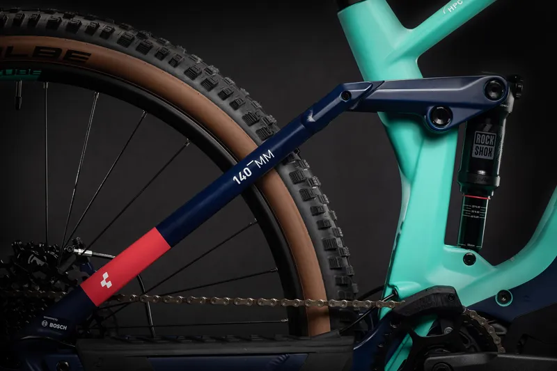 2021 Cube Stereo Hybrid 140 HPC Race 625 Electric Bike in Blue-3