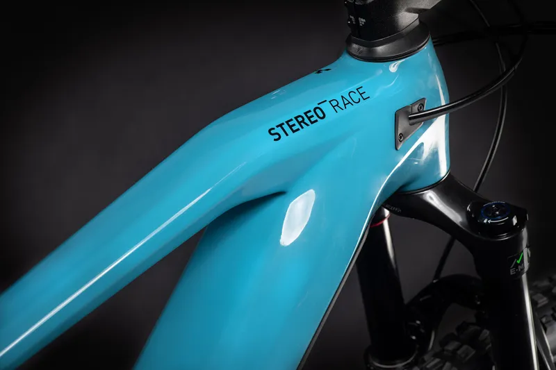 2021 Cube Stereo Hybrid 160 HPC Race 625 27.5 Electric Bike in Blue-4