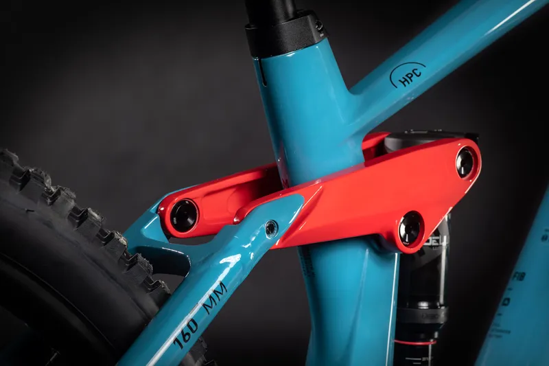 2021 Cube Stereo Hybrid 160 HPC Race 625 27.5 Electric Bike in Blue-3