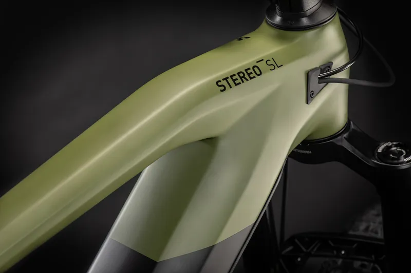 2021 Cube Stereo Hybrid 160 HPC SL 625 Mountain Bike in Green-4