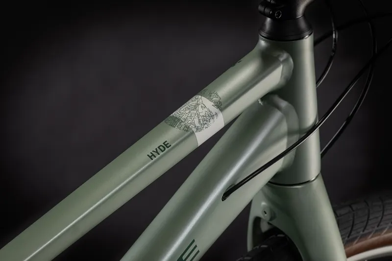 2021 Cube Hyde Urban Bike in Green-4