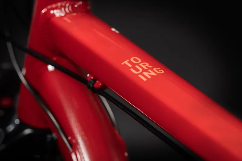 2021 Cube Touring Hybrid Bike in Red-4