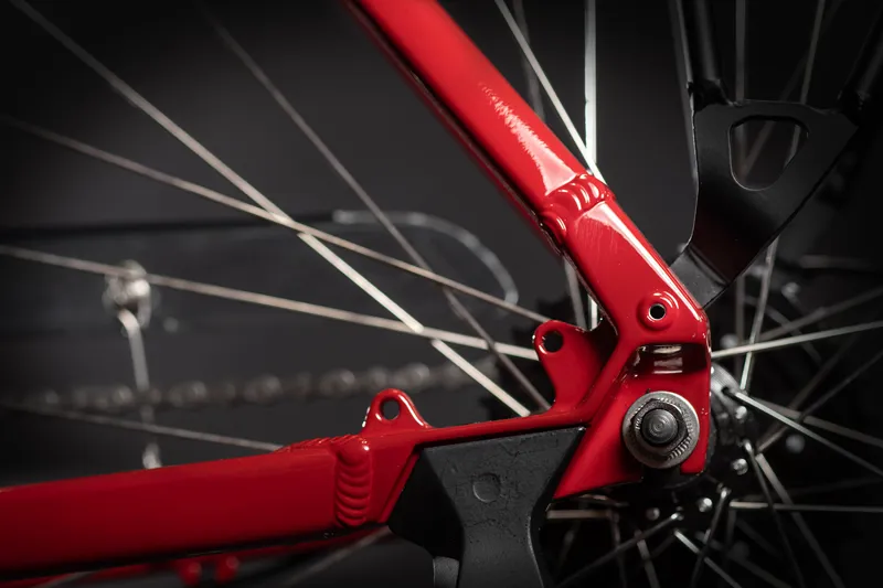 2021 Cube Touring Hybrid Bike in Red-2