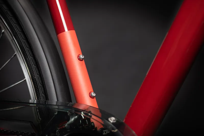 2021 Cube Touring Hybrid Bike in Red-1