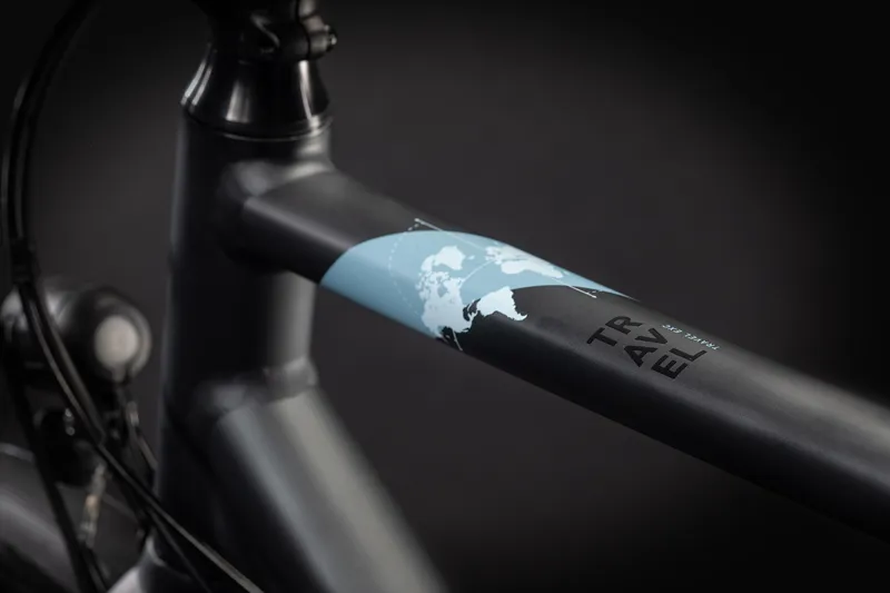 2021 Cube Travel EXC Hybrid Bike in Grey-4