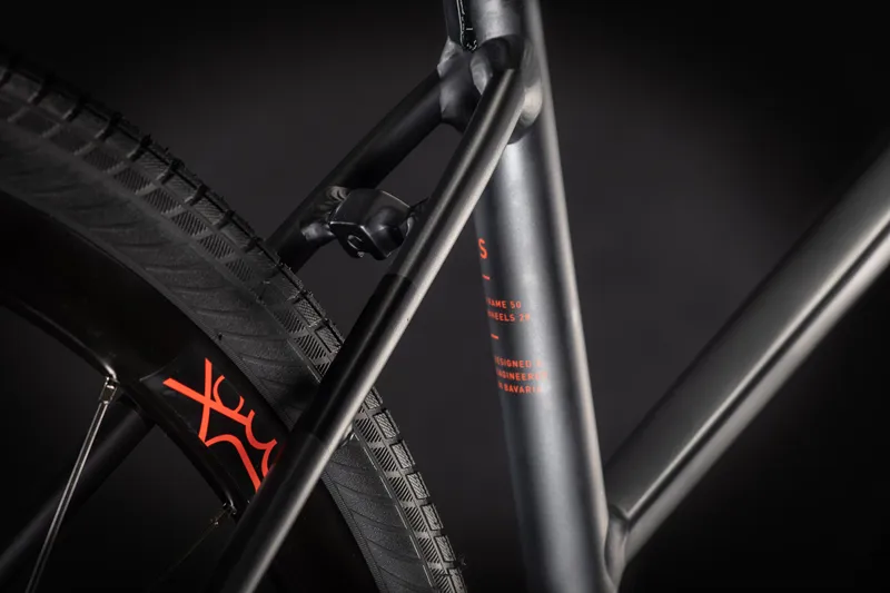 2021 Cube SL Road Flat Bar Road Bike in Grey-2