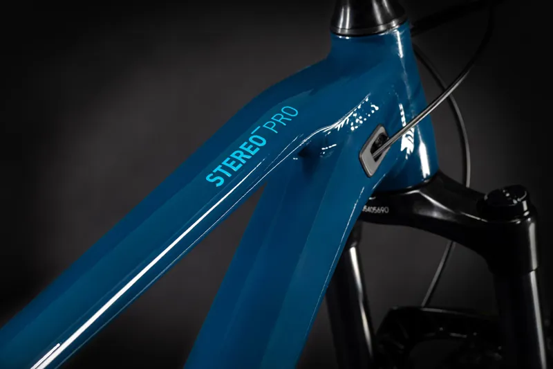 2021 Cube Stereo 120 Pro 29 Mountain Bike in Blue-4