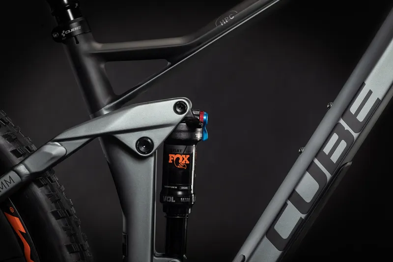 2021 Cube Stereo 120 HPC TM 29 Mountain Bike in Grey-2