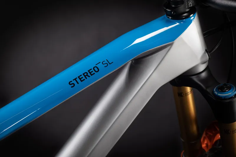 2021 Cube Stereo 150 C:62 SL 29 Mountain Bike in Silver-4