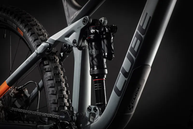 2021 Cube Stereo 170 TM 29 Mountain Bike in Grey-2