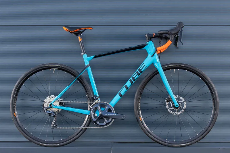 2021 Cube Attain GTC Sl Road Bike in Blue-5