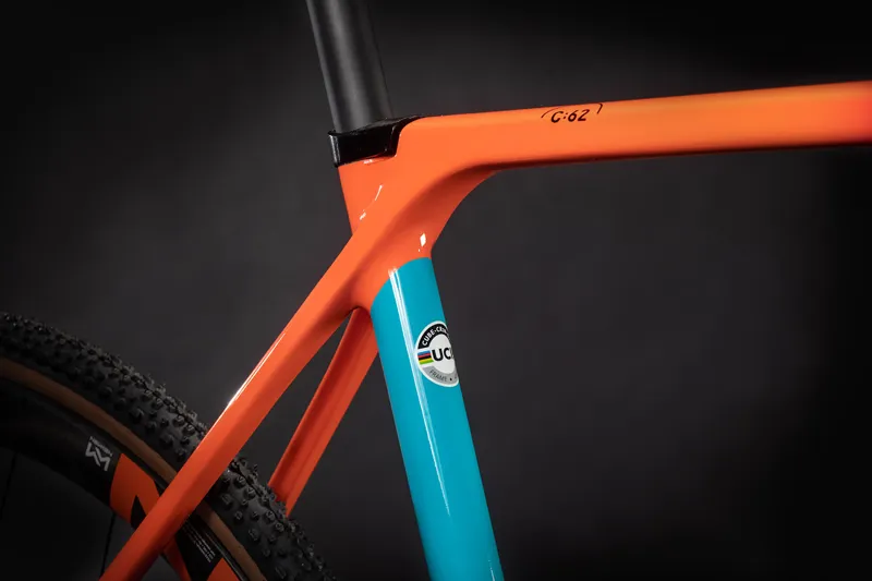 2021 Cube Cross Race C:62 SLT Road Bike in Blue-4