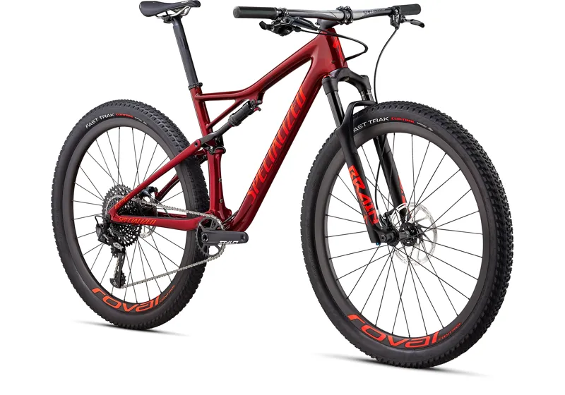 2020 Specialized Epic Expert Carbon FS Mountain Bike in Red-2