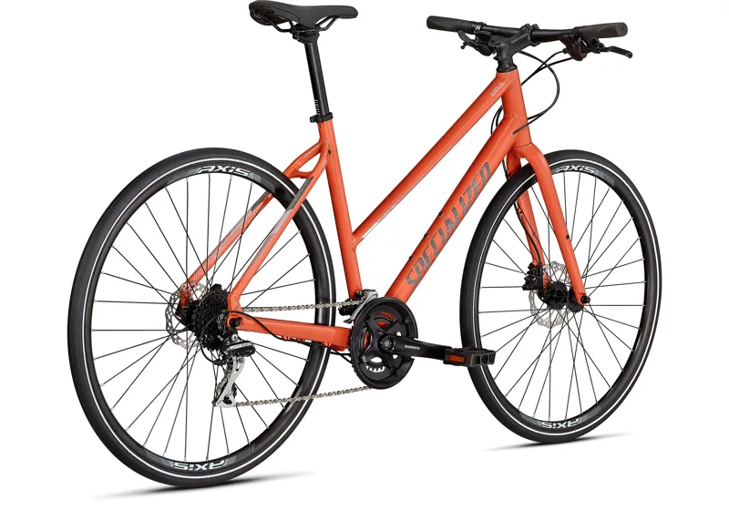 2021 Specialized Sirrus 2.0 Step Through Hybrid Bike in Orange-1
