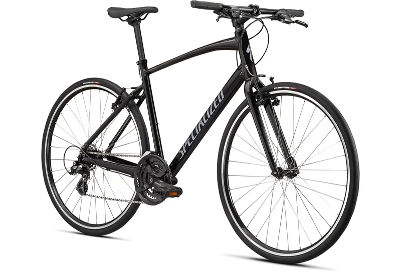 2021 Specialized Sirrus 1.0 Hybrid Bike in Black-2