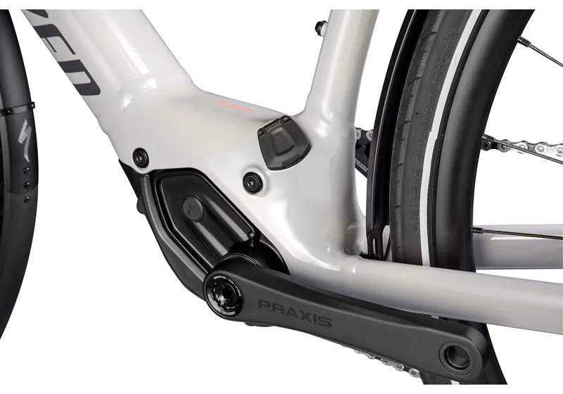 2021 Specialized Turbo Vado SL 4.0 EQ Electric Hybrid Bike in White-2