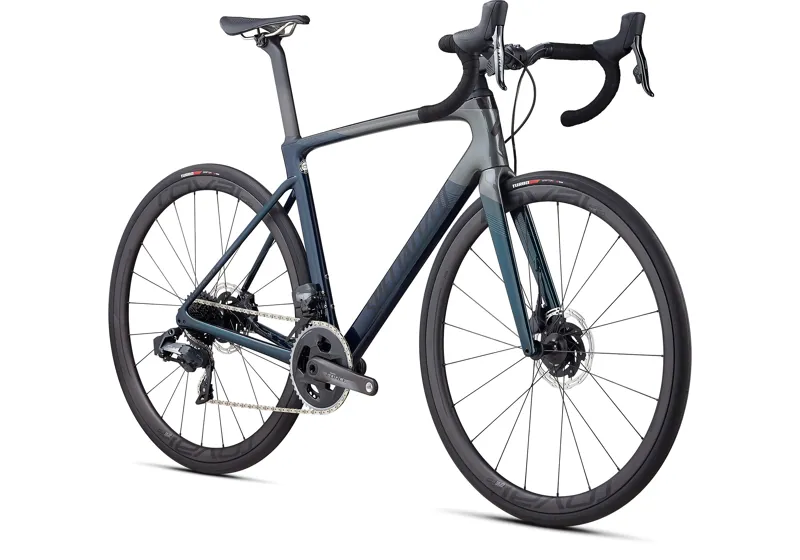 2020 Specialized Roubaix Pro Force ETAP AXS Carbon Road Bike in Blue-4