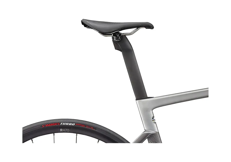 2021 Specialized Tarmac SL7 Expert Ultegra Di2 Carbon Road Bike in Silver-2