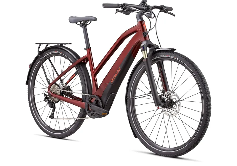 2020 Specialized Turbo Vado 4.0 Electric Hybrid Step-Thru in Red-2
