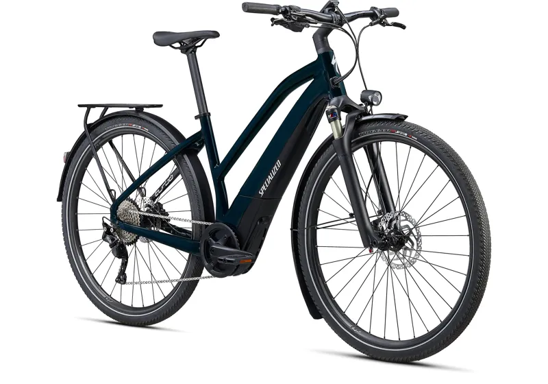 2021 Specialized Turbo Vado 4 Easy-Entry Electric Hybrid Bike in Green-8