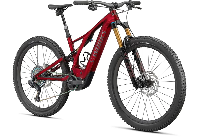 2021 Specialized S-Works Turbo Levo Electric Mountain Bike in Red -2