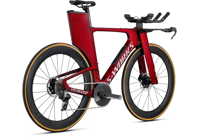 2020 Specialized S-Works Shiv Disc Red eTap AXS Carbon Aero Bike Red-1