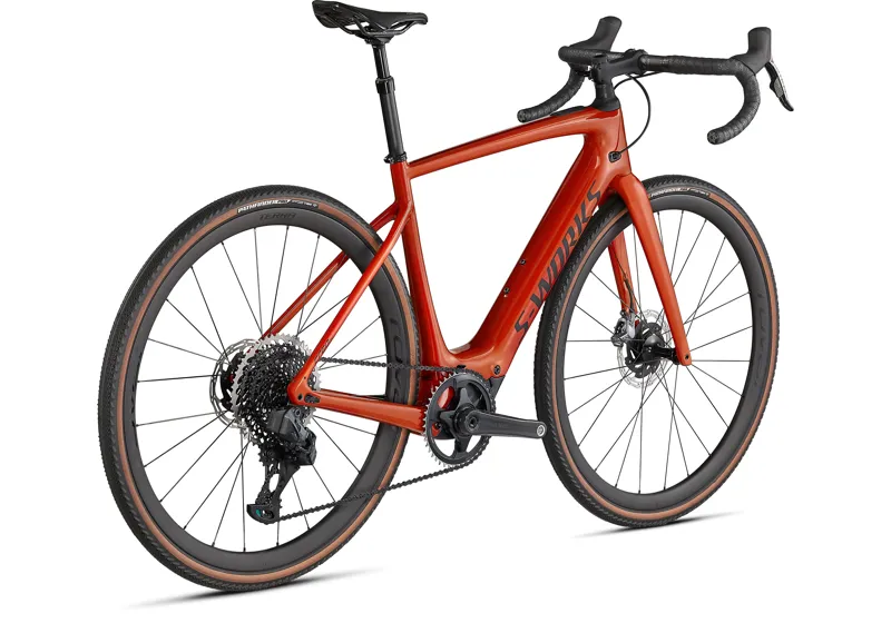 2021 Specialized S-Works Turbo Creo Carbon Electric Gravel Bike in Red-6