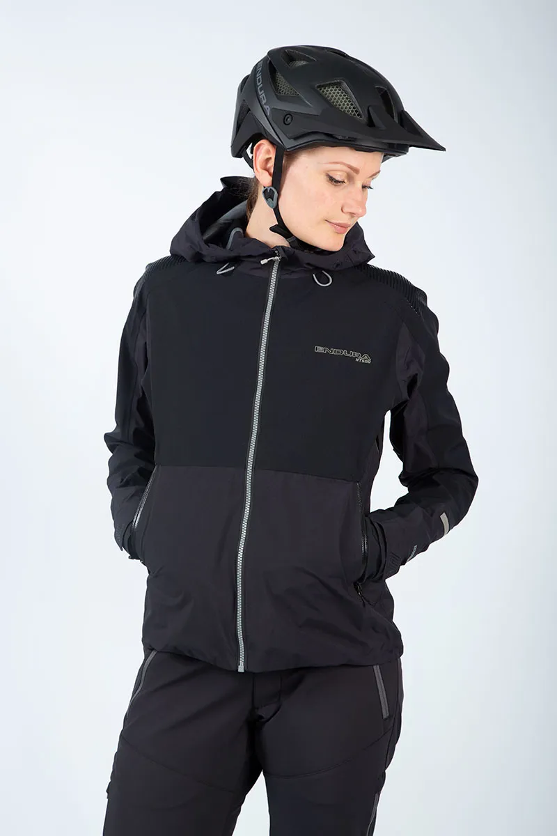 Endura MT500 Womens Waterproof Jacket in Black-4