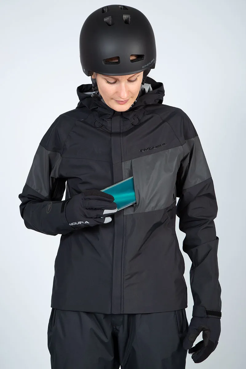 Endura Urban Luminite 3 In 1 Womens Jacket in Black-7