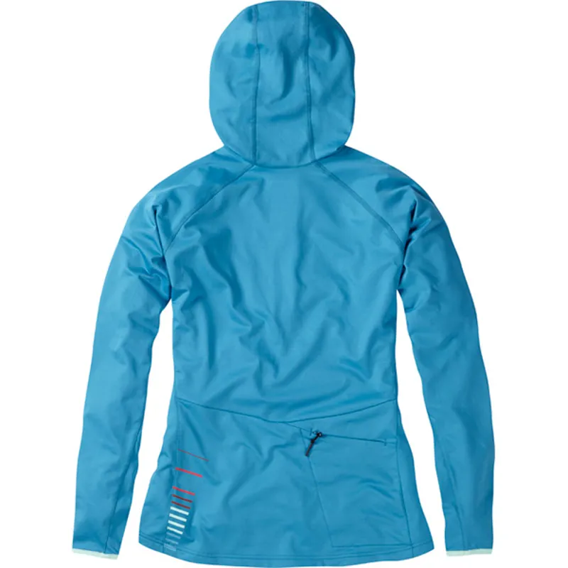 Madison Zena Long Sleeved Womens Hooded Top in Blue-1