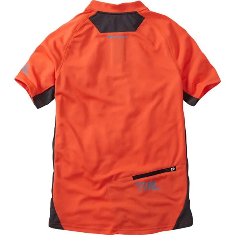 Madison Trail Short Sleeved Youth Jersey in Red-1